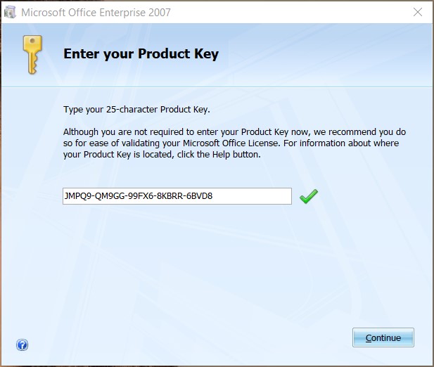 microsoft office 2007 product key free