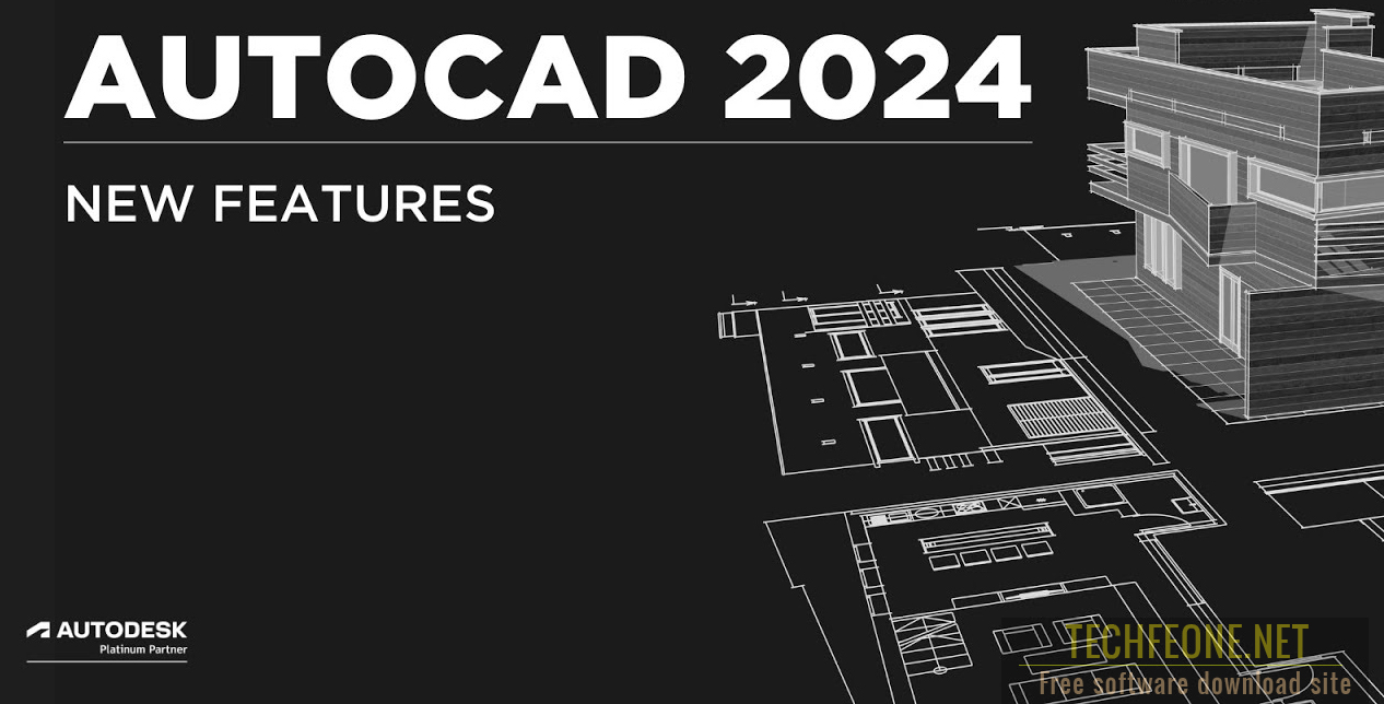 Download Autodesk AutoCAD 2024 + 2024.0.1 Update TECHFEONE