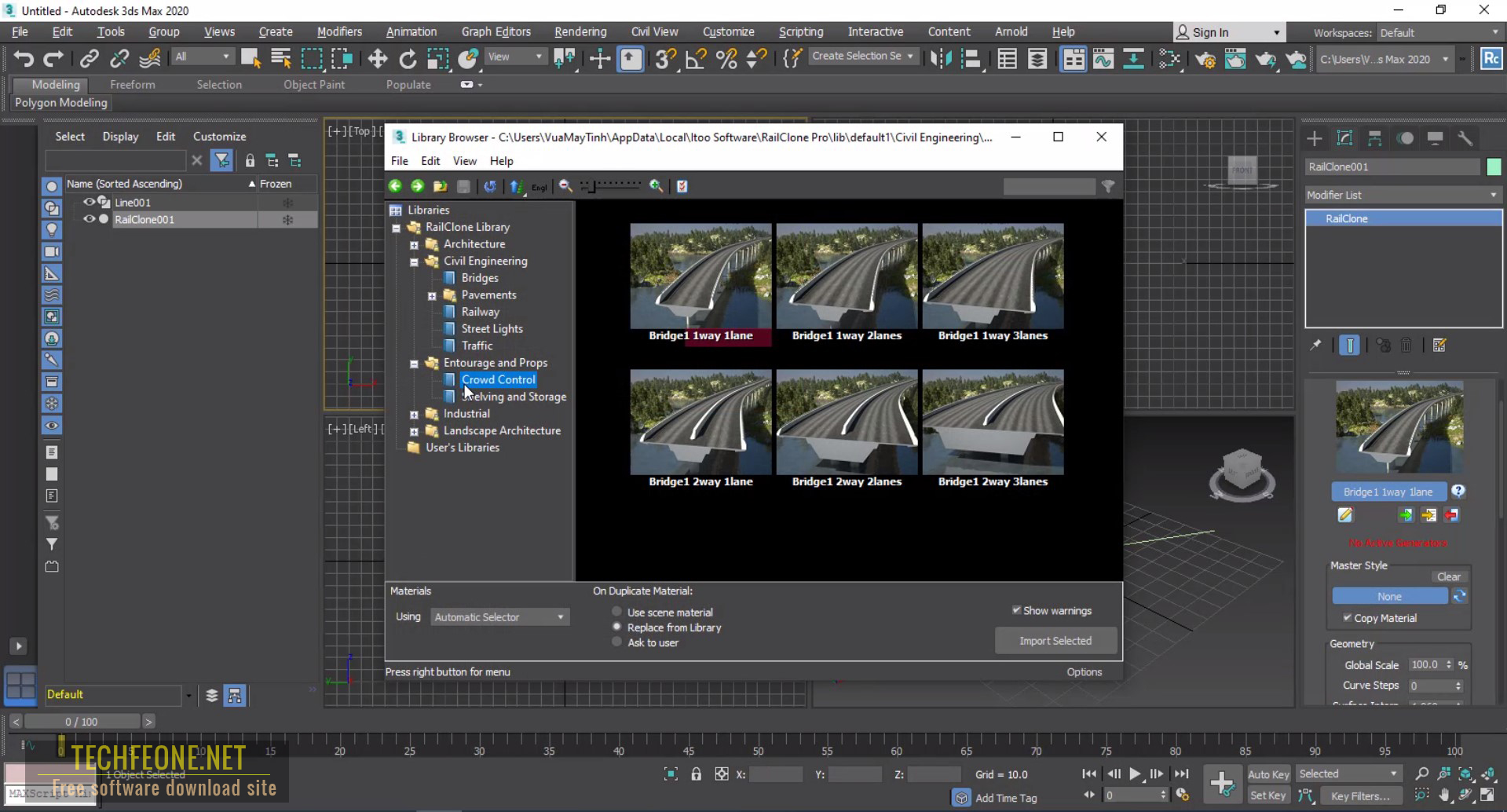 RailClone Pro v3.3.1 for 3ds Max 20172022 (x64) TECHFEONE